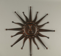 kovov� dekorace ornament na ze� Slunce - pohled 1 - www.profispa.cz