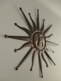 kovov� dekorace ornament na ze� Slunce - pohled 2 - www.profispa.cz